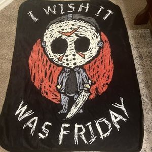 halloween friday the 13th blanket